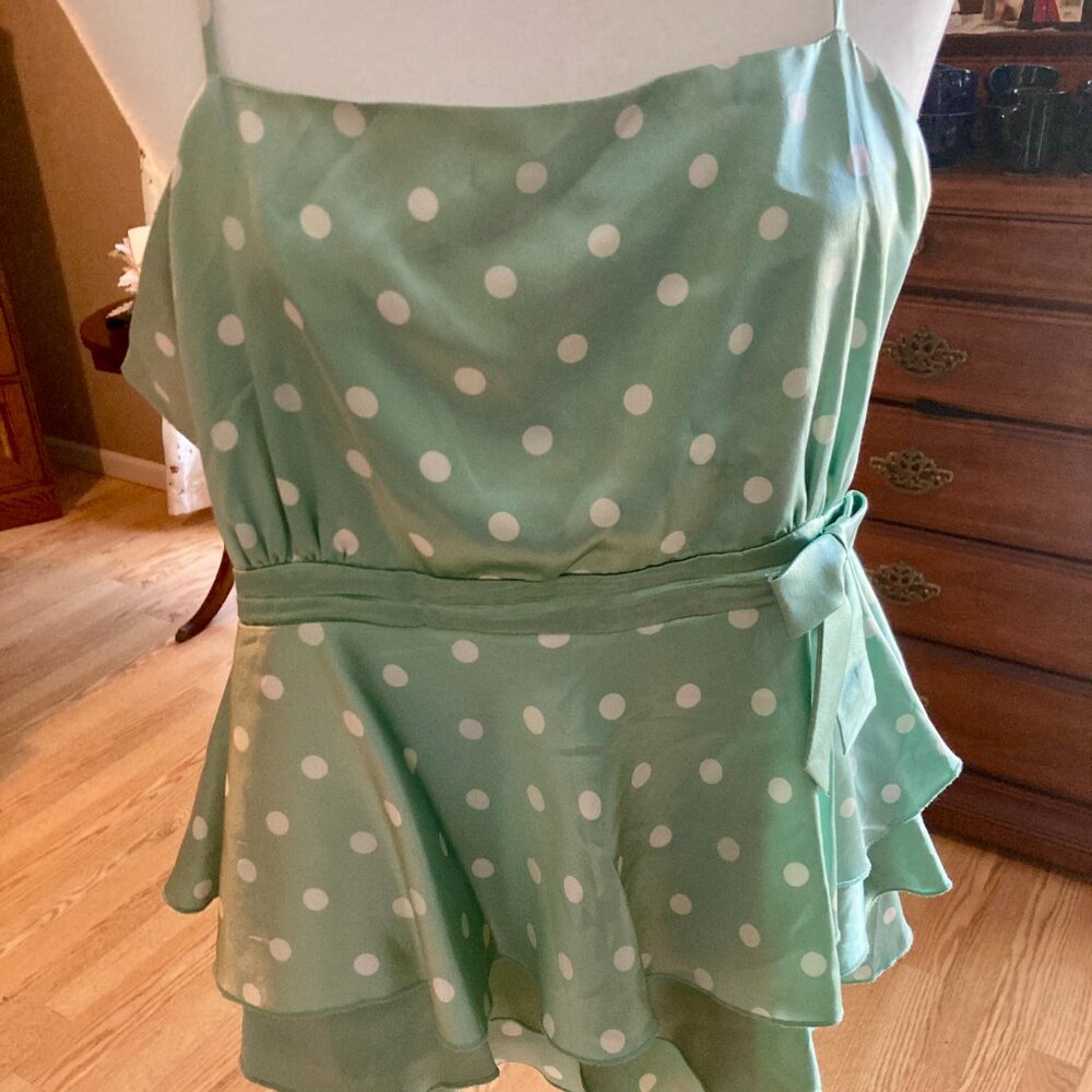 Adorable Silk Top - size 12  (NWOT)
